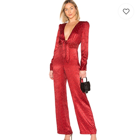 House of Harlow x Revolve Vera Silk Jumpsuit - Picture 2 of 5